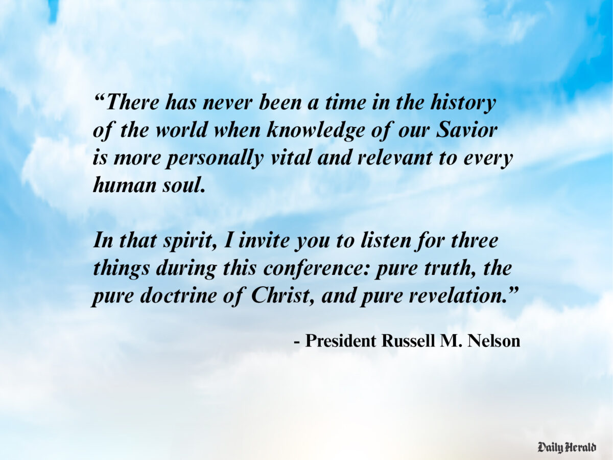 Key quotes from the speakers at the October 2021 LDS General Conference